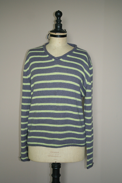 12a Pull rayé homme