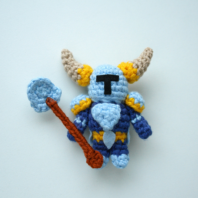 Shovel Knight amigurumi