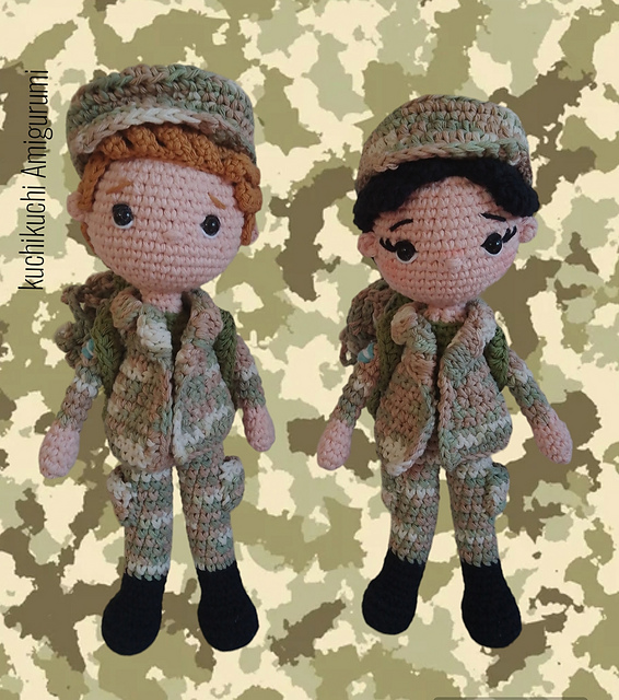 Soldado Militar Amigurumi