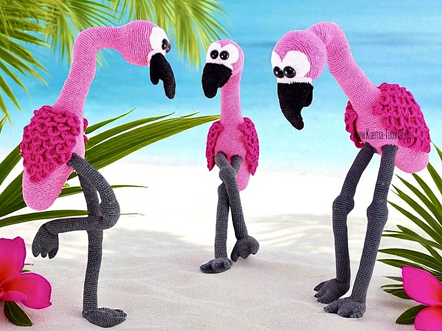 Big Fluffy Flamingo