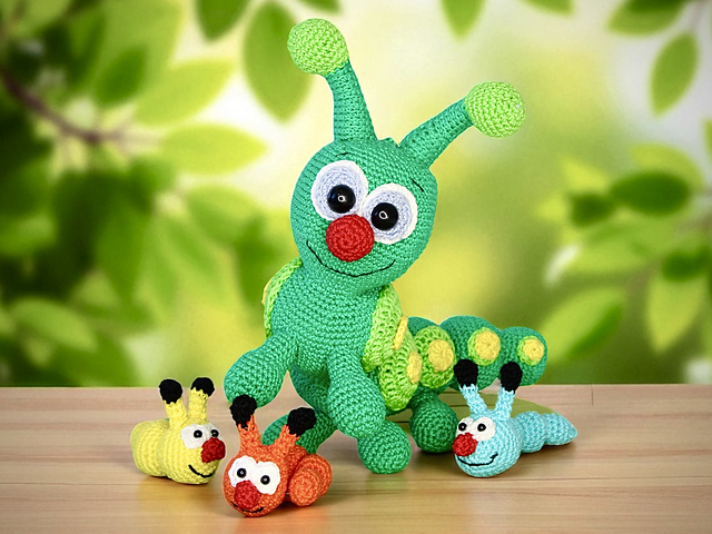 Fluffy Caterpillar Catti