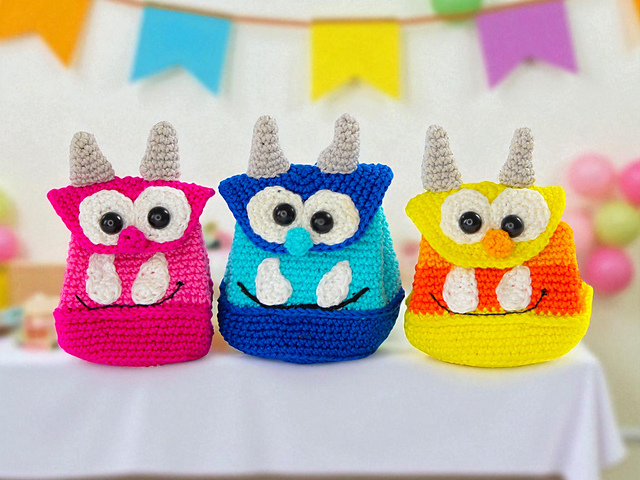 Funny Backpack Monster
