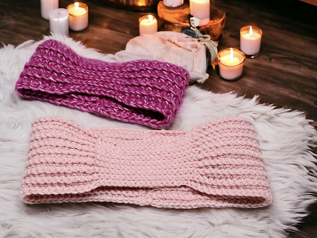 Headband in a knit look
