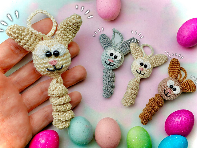 Bunny Worms lucky charm