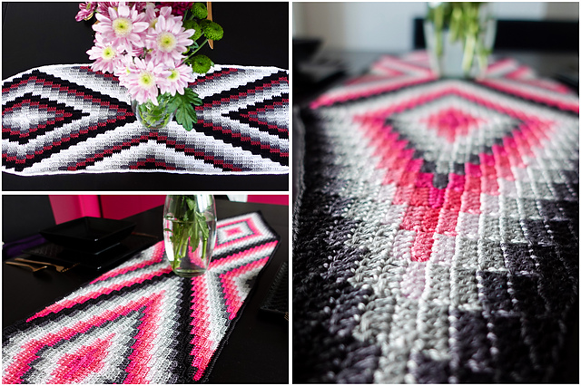 Table Runner Corner to Corner