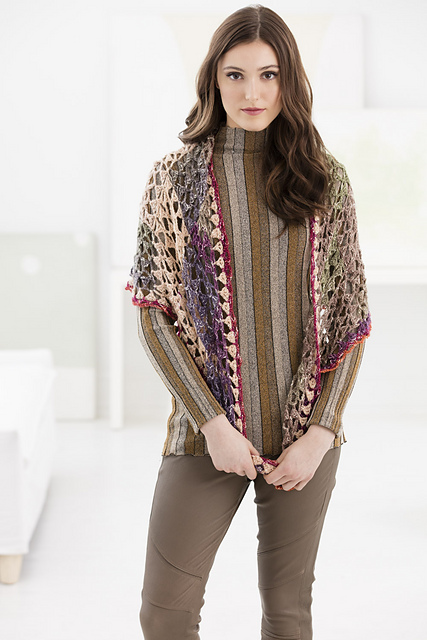 Lacy Squares Shawl