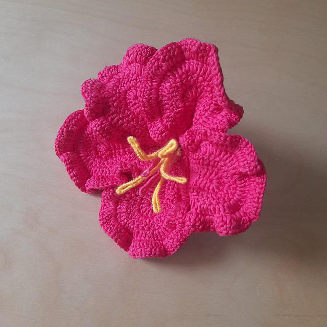 Ravelry: Crochet Rose, Tulip & Hibiscus pattern by Kanak Koyari