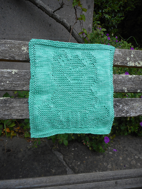 Froggy wash cloth