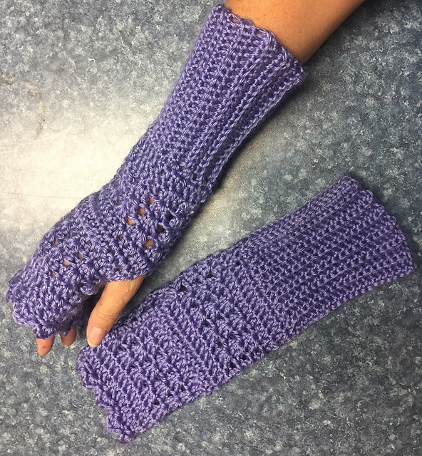 Winter Sunset Mitts