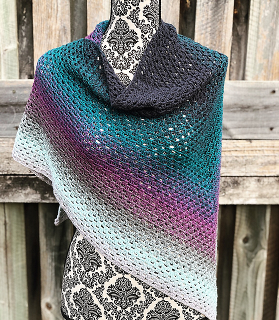 Grannyz Triangle Shawl