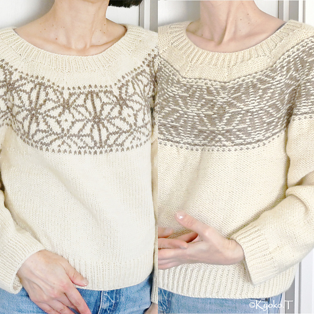 Linen Leaves Sweater