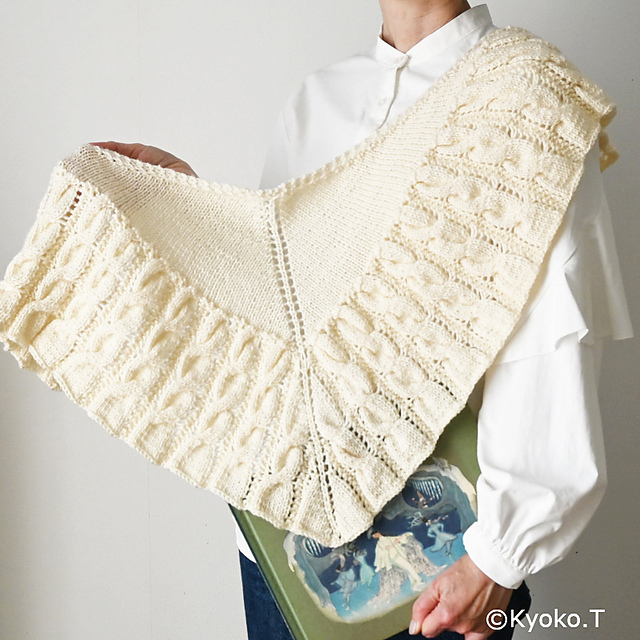 イノワ＊シフォンショール Ravelry: Gnome Icicles Shawl pattern by Kyoko Tachikawa