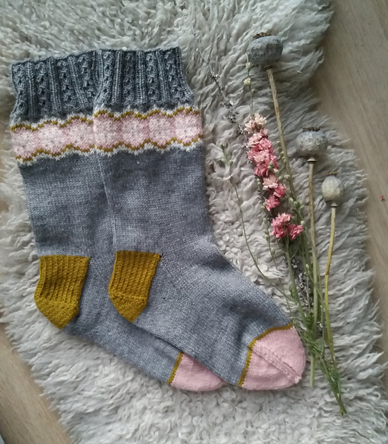 First Flower Socks