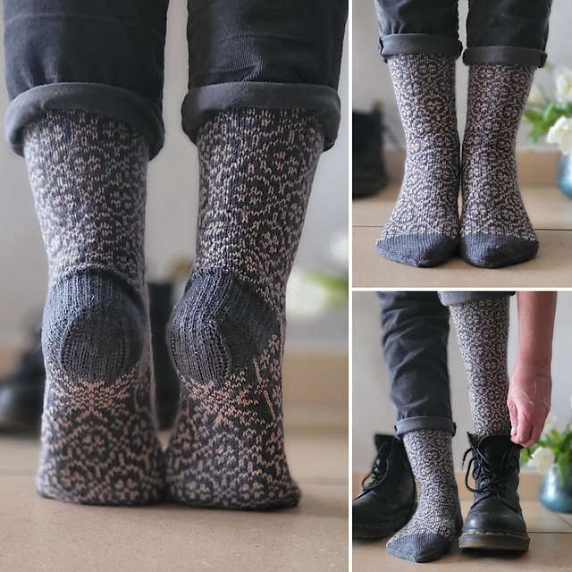 Snow Crystals Socks