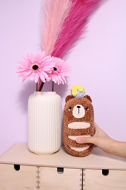 Bearguette Yarn Bun
