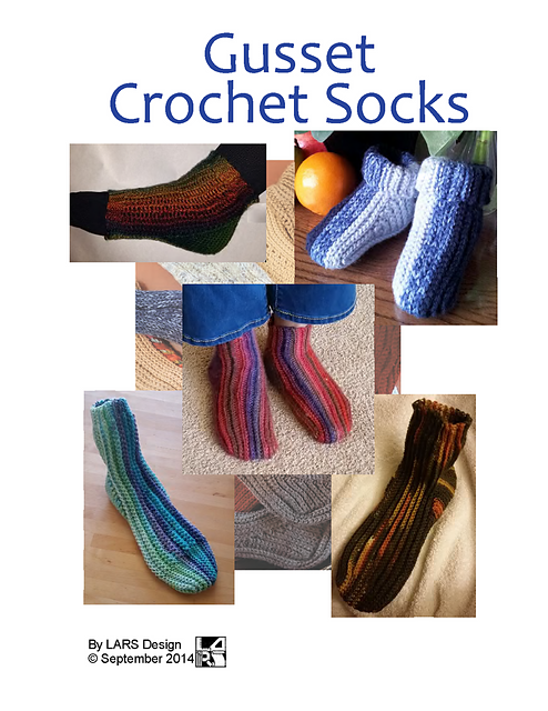 Crochet Gusset Socks