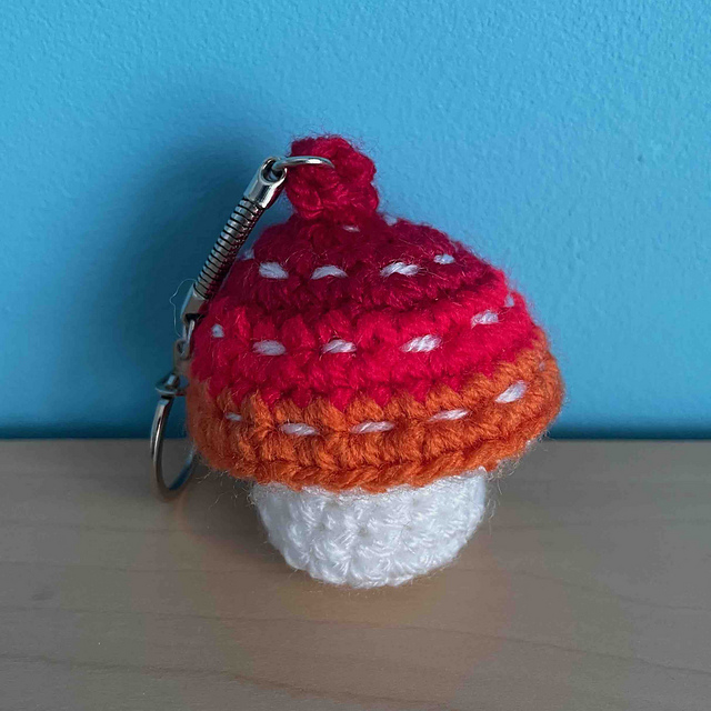 Mushroom Popper Keychain