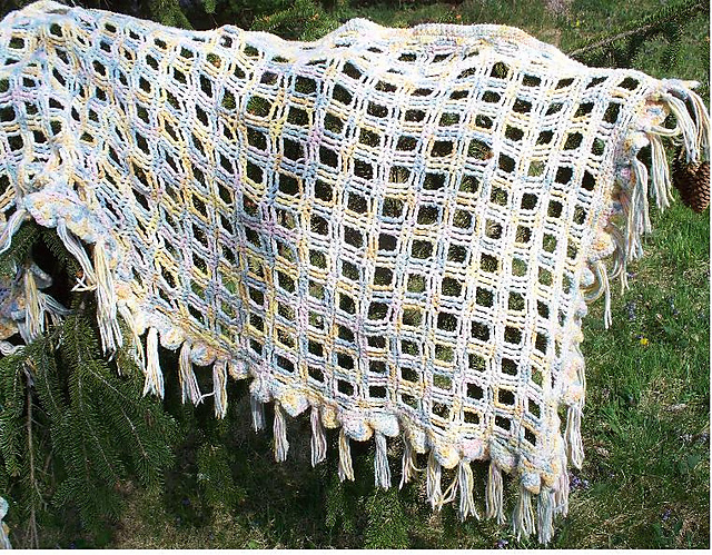 Summer Lattice Shawls