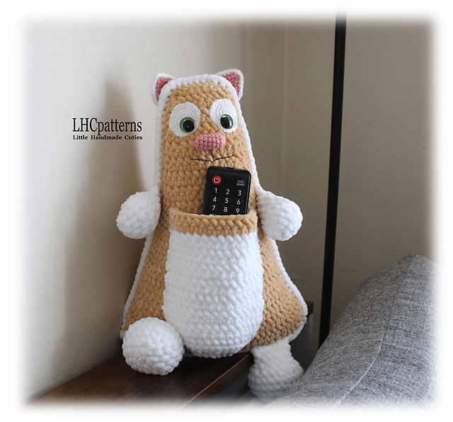 Cat Remote Control Holder / Door Stopper