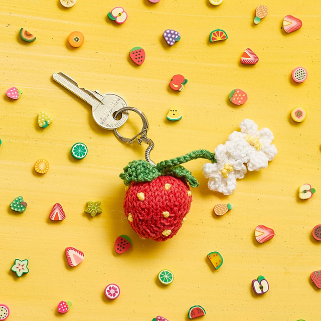 Strawberry Keychain