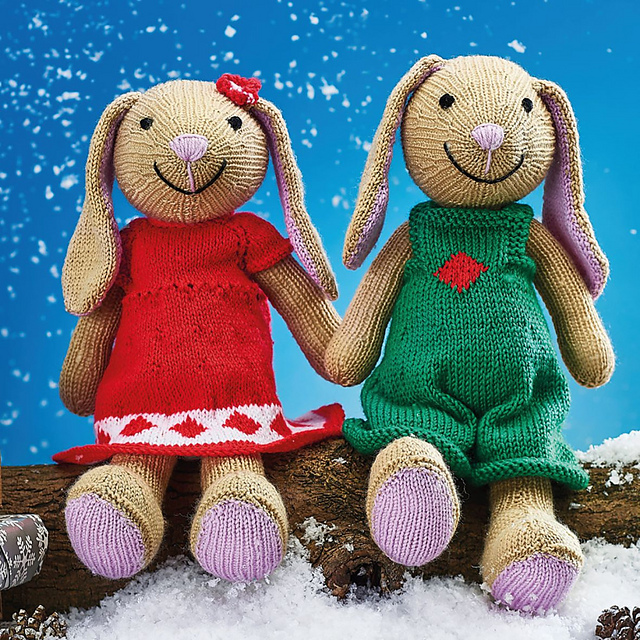 Christmas Rabbits and Outfits