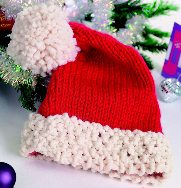 Easy Super Chunky Santa Hat