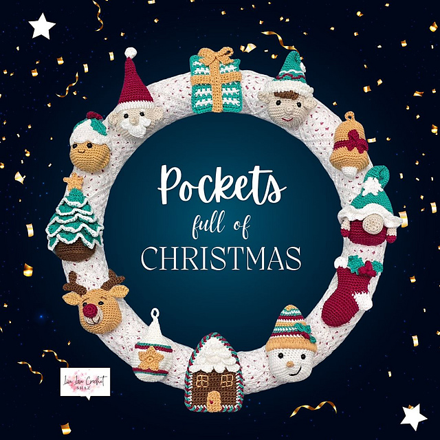 Pockets full of Christmas Wreath