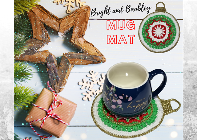 Bright and Baubley Mug Mat
