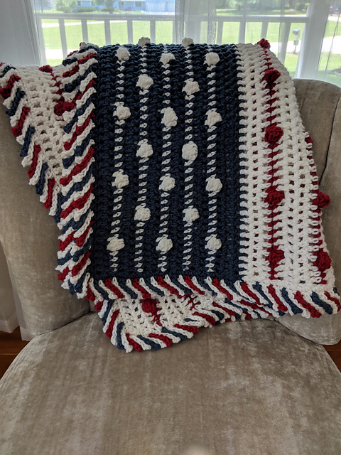 Farmhouse Americana Throw