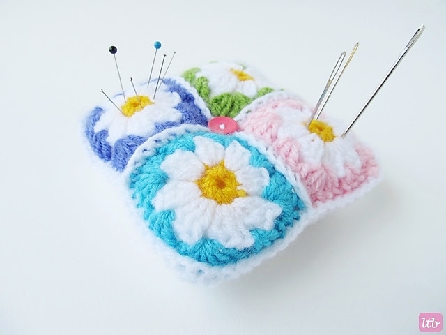 Daisy Granny Pincushion