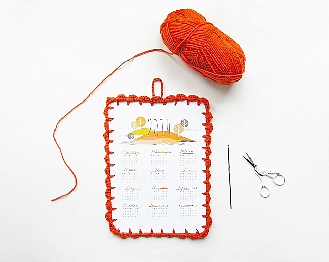 Crochet Calendar Edging