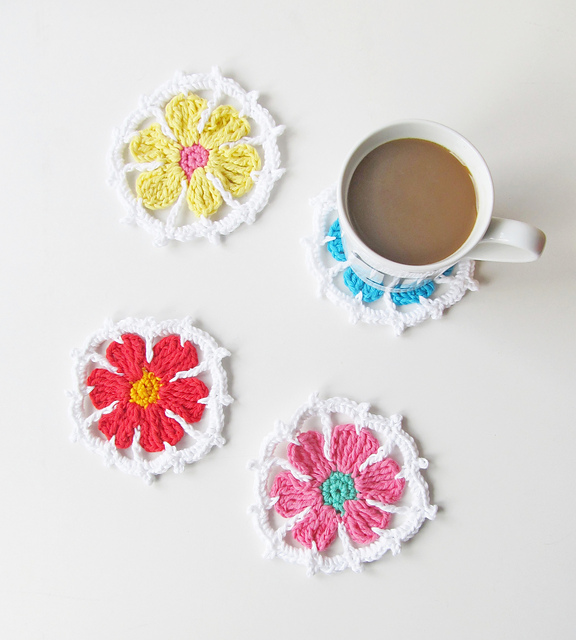 Flower Spring Coasters