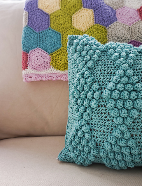 Geometric Popcorn Pillow