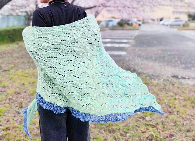 Ravelry: sazanami_shawl pattern by Chie Torii