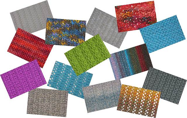 One Row Reversible Scarves