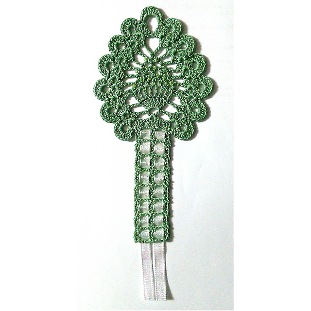 Beaded Lace Bookmark