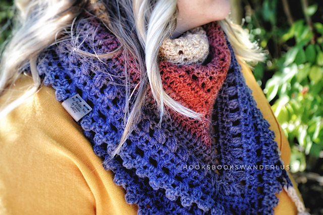 Autumn Walks Triangle Scarf