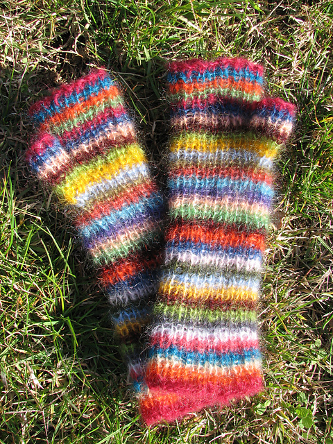 Mitaines multicolores