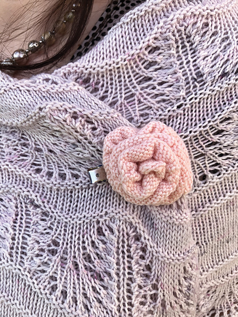 Broche Rose Thé