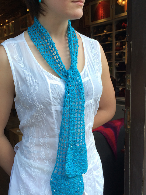 Crochet Summer Scarf
