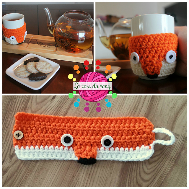 Fox mug cozy