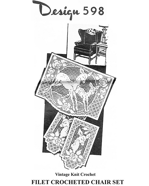 Deer Chair Set - Design 598