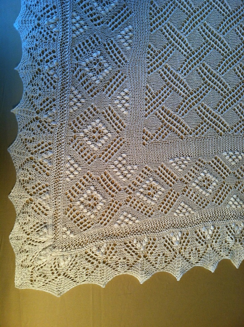 Scarf with Plait Pattern