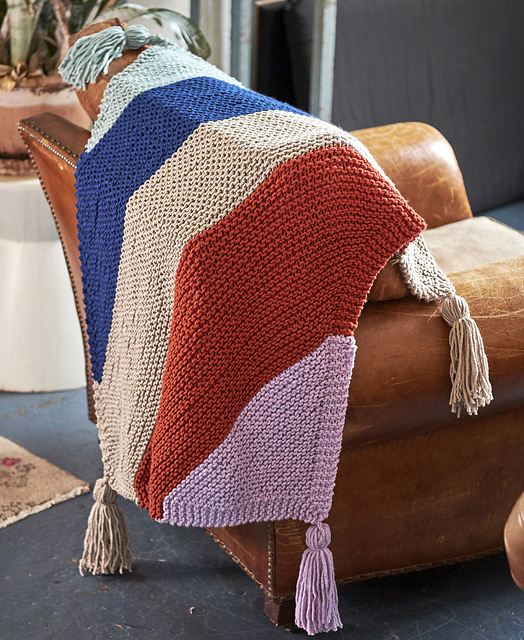 Diagonal Stripes Blanket