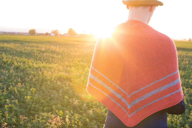 Sun Stripes Shawl