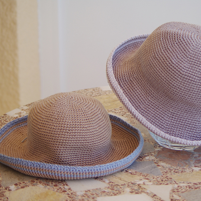 Mother-child sun hat / bob de plage maman-enfant