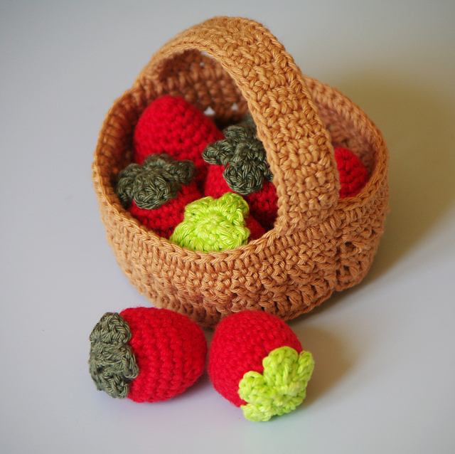 Basket full of strawberries