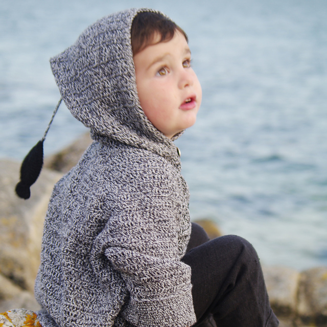 Merlin hooded cardigan