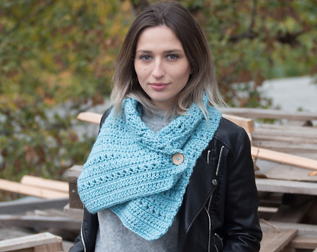 Navy Expectation Scarf
