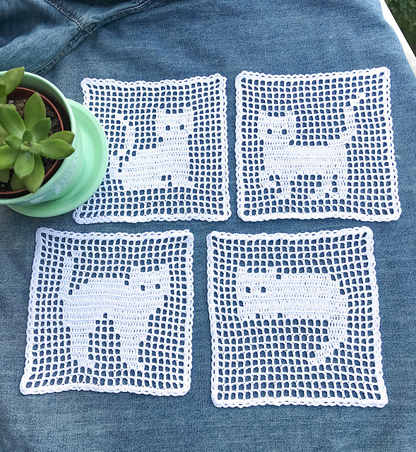 4W Kittens Coasters
